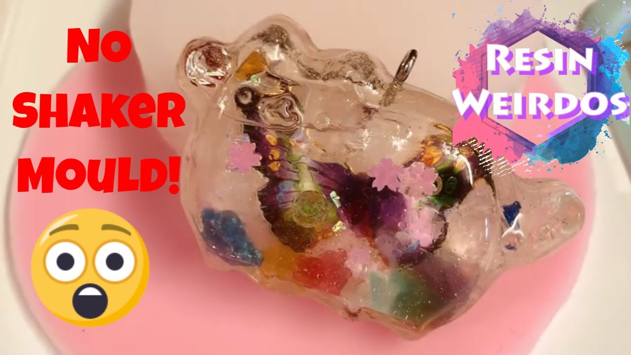 How to make a shaker with No shaker mould! | Pusheen shaker uv resin