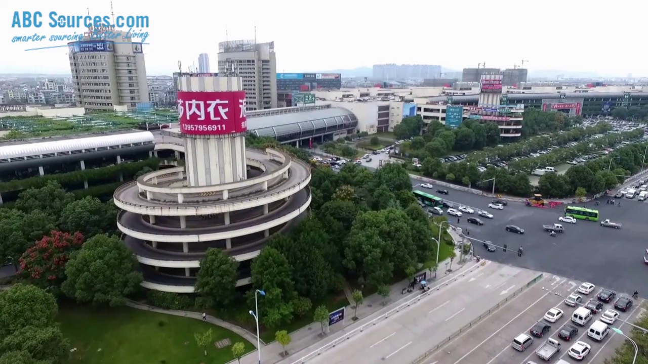 Yiwu market aerial view