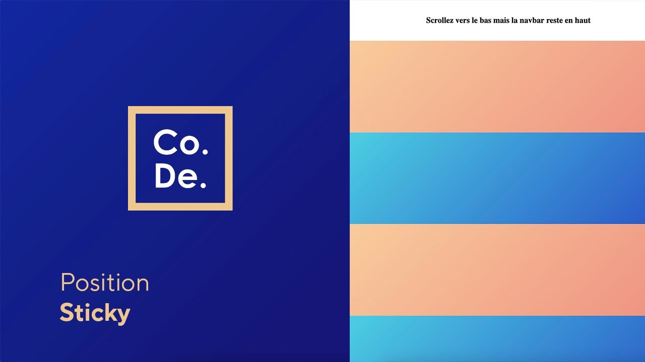 [Tuto] Positionner un élément fixe avec Scroll en Html et Css