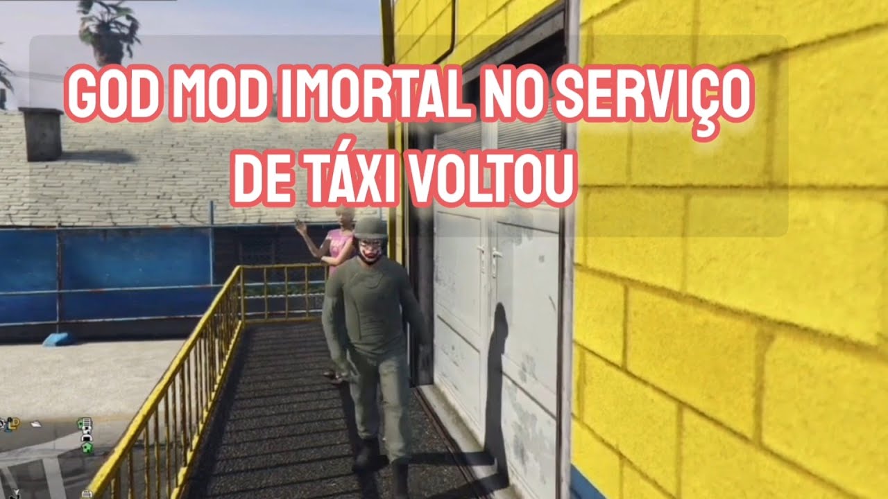 GLITCH DE COMO FICAR GOD MOD IMORTAL NO SERVIÇO DE TÁXI VOLTOU. GTA 5 ONLINE. PS4/PS5/XBOX.