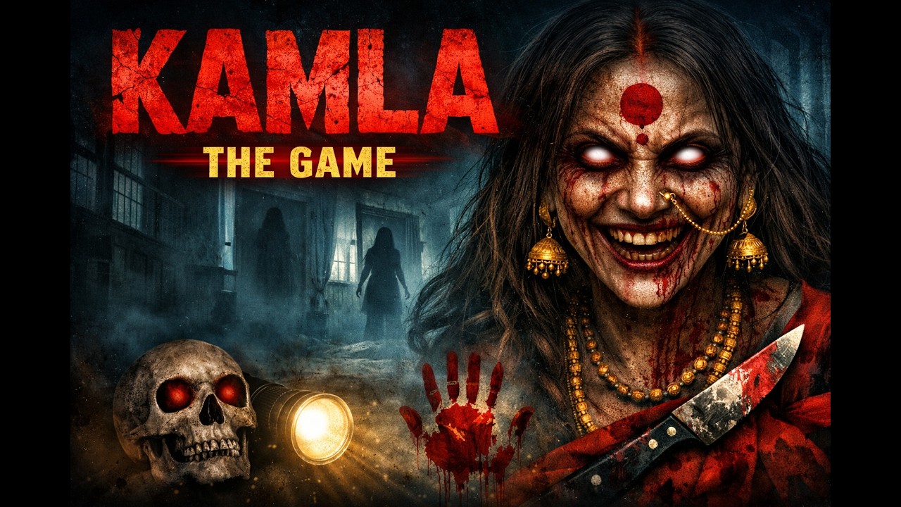 Finally i escaped in kamla house it is horror game ....