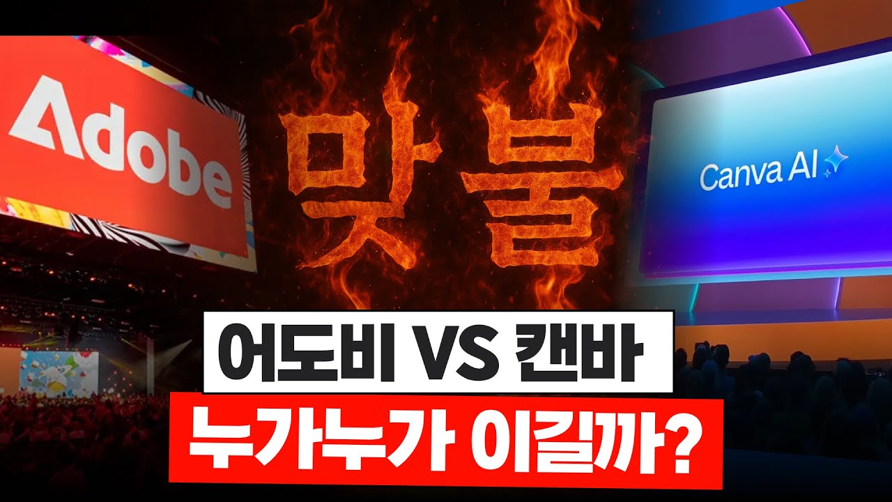 어도비 vs 캔바 2025 업데이트 완전 분석ㅣ실제로 써보니 승자는 명확했습니다