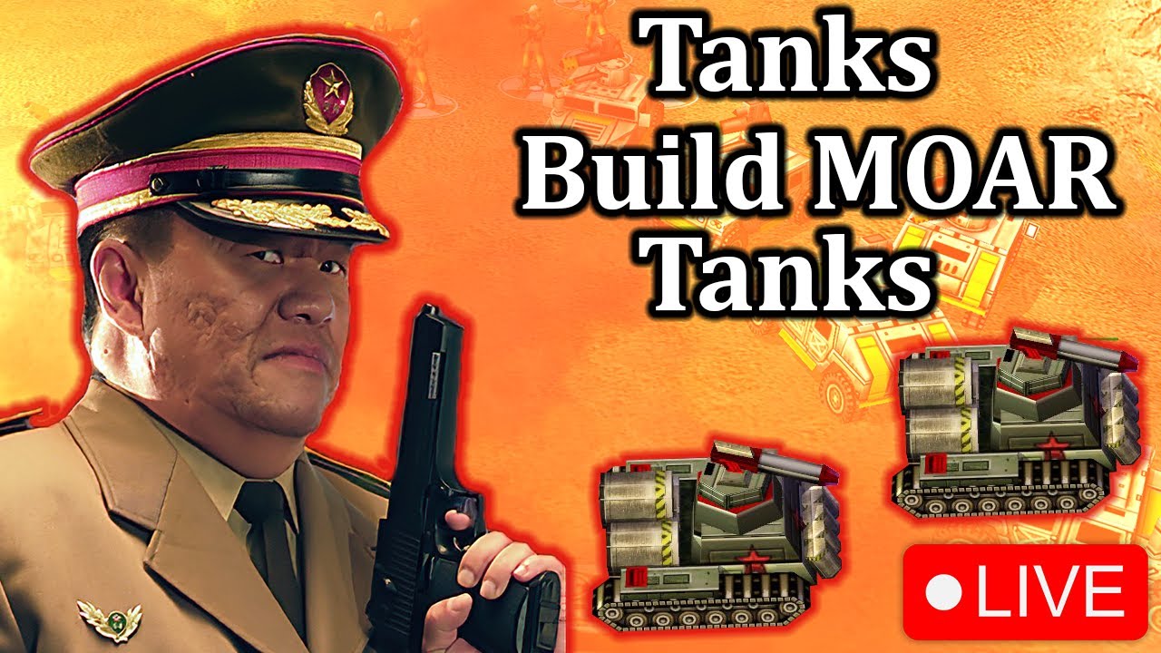 🔴LIVE -  Defeating my enemies with MOAR TANKS in FFA - Generals Online! | C&C Generals Zero hour!!