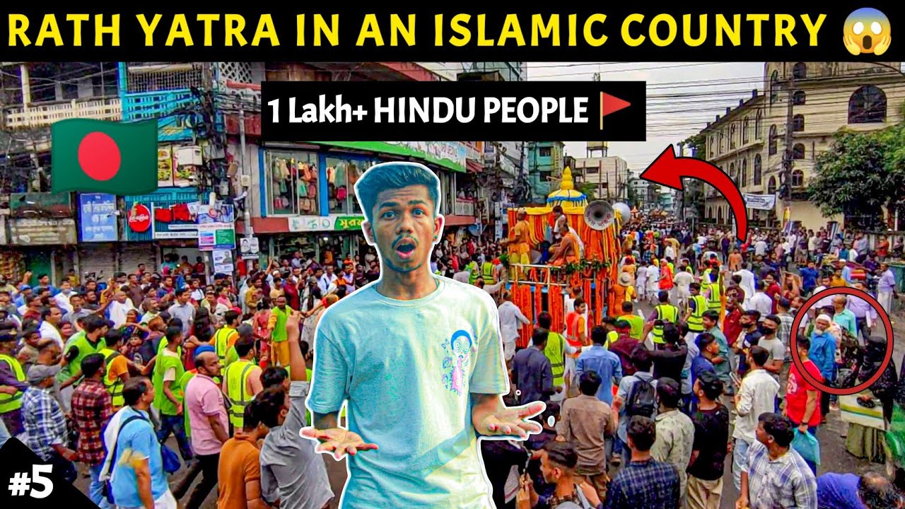 Walking With 1 Lakh+ Hindu People In An Islamic Country Bangladesh 😍🇧🇩 ||Sylhet Rath Yatra 2023 ||