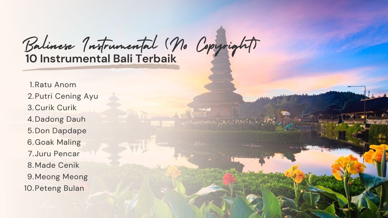 BALINESE INSTRUMENTAL (NO COPYRIGHT) | Kumpulan Musik Bali Tradisional Tanpa Hak Cipta