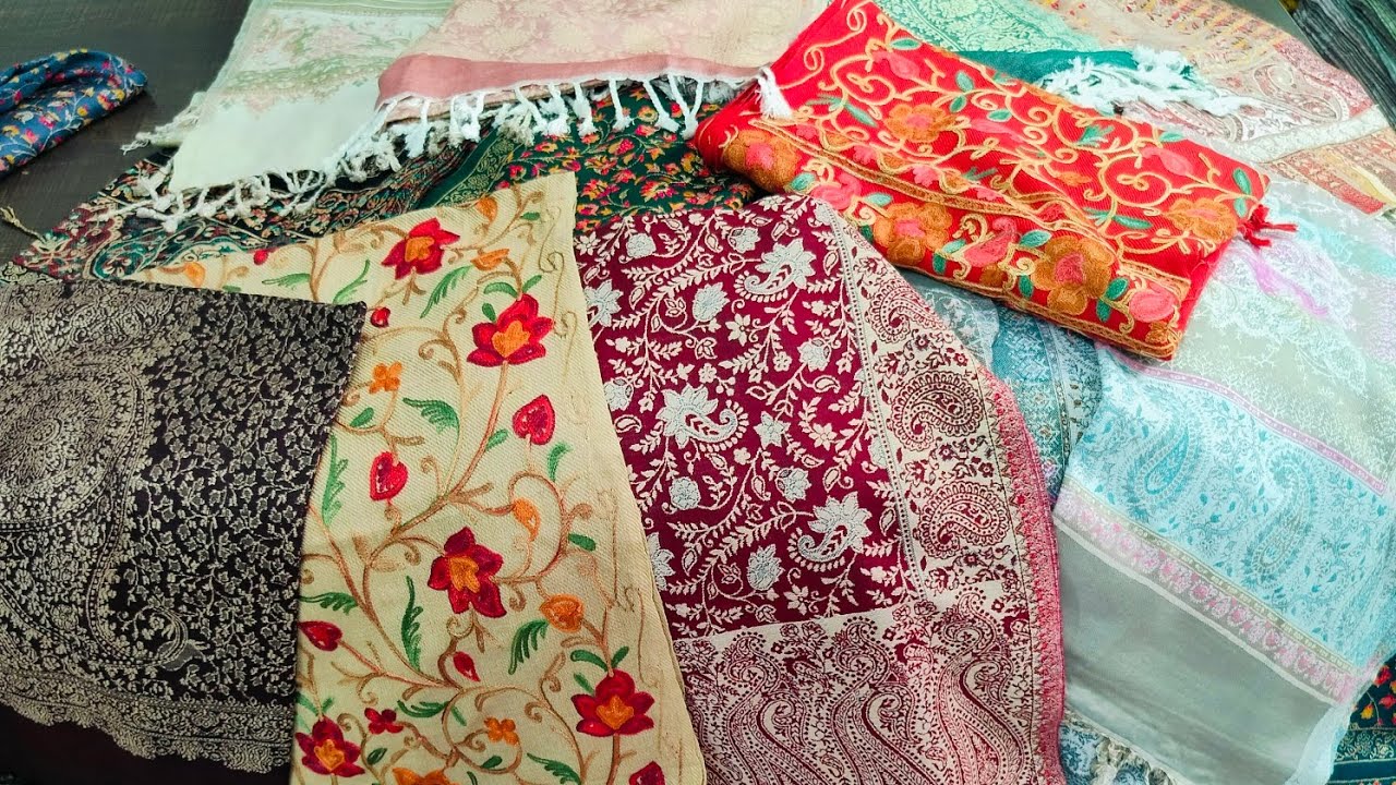 #weekend ki #beautiful #stole ki #variety #kashmirir work #kani stole only 250rs🤯#spacial #offers  