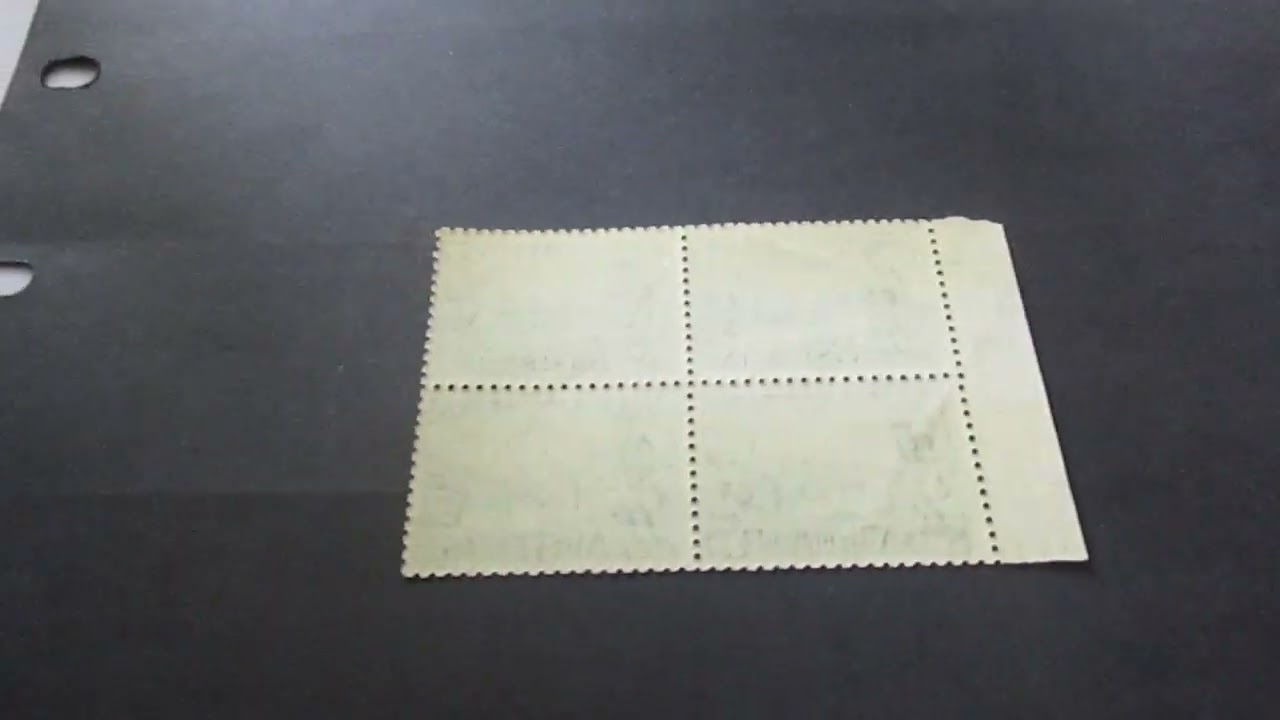 1934 Centenary of Victoria  Block of 4 Stamps  Perf 10.5