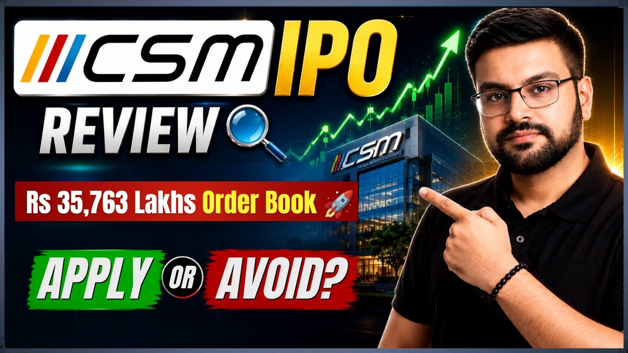 CSM Technologies IPO Review | Apply or Avoid? | CSM Technologies IPO Latest GMP, Dates & Details