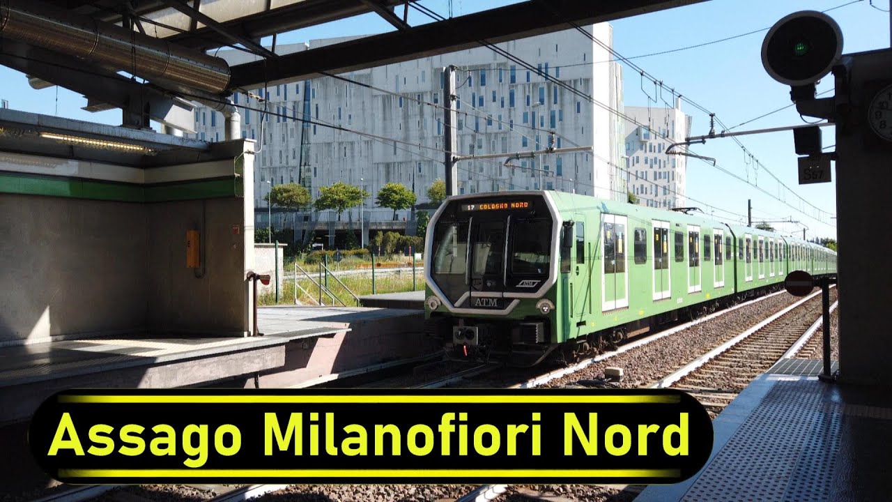 Metro Station Assago Milanofiori Nord - Milan 🇮🇹 - Walkthrough 🚶
