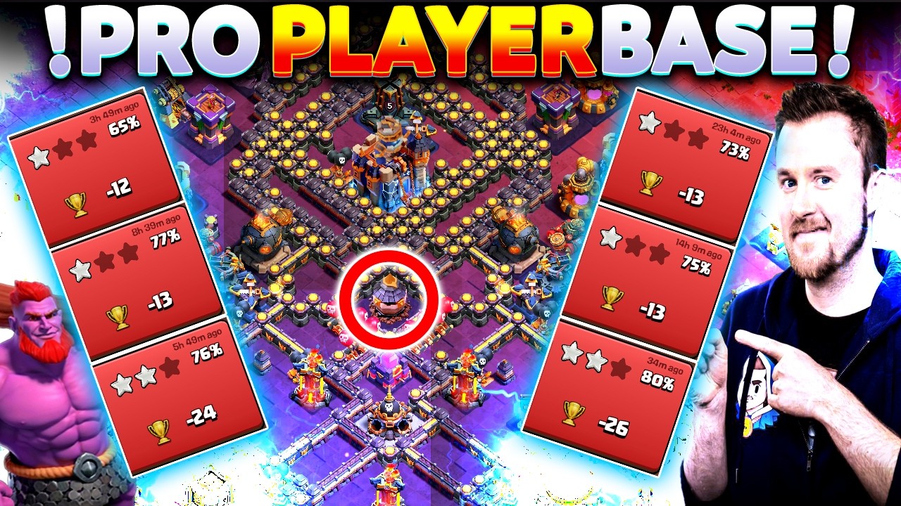 NEW TH18 PRO PLAYER LEGEND BASE COPY LINK | TH18 ANTI THROWER BASE | BEST TH18 WAR & CWL BASE
