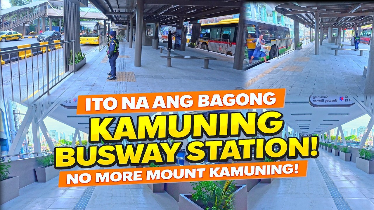 WALA NA ANG “MOUNT KAMUNING”! Ito na ang Bagong Kamuning Busway Station