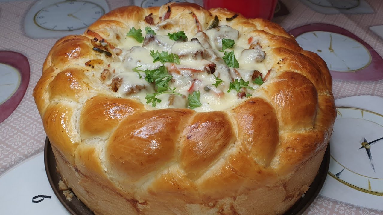 Хайдушки калпак! Meat & Cheese Stuffed Bread!