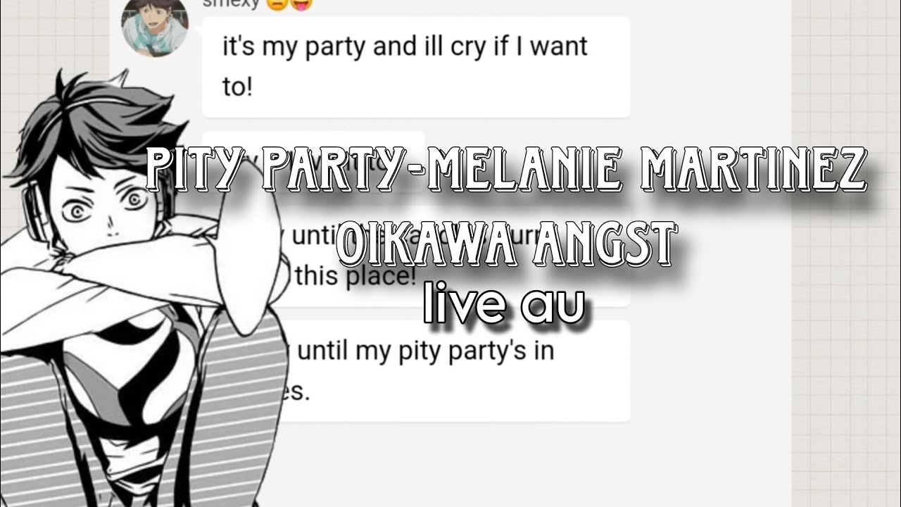 oikawa angst live au // pity party // haikyuu texts