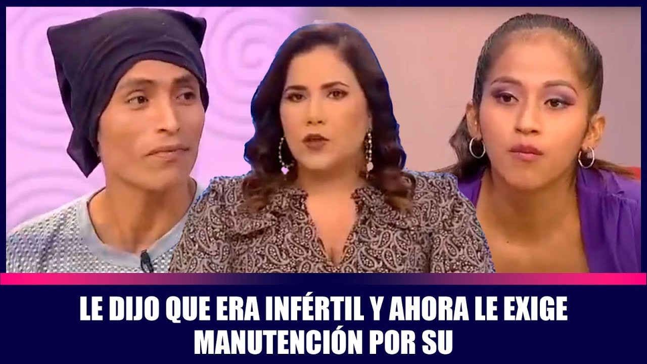 Le dijo que era infértil y ahora le exige manutención por su hija | Andrea