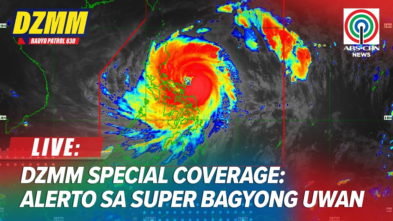 LIVE: DZMM Special Coverage Alerto sa Super Bagyong Uwan | November 9, 2025