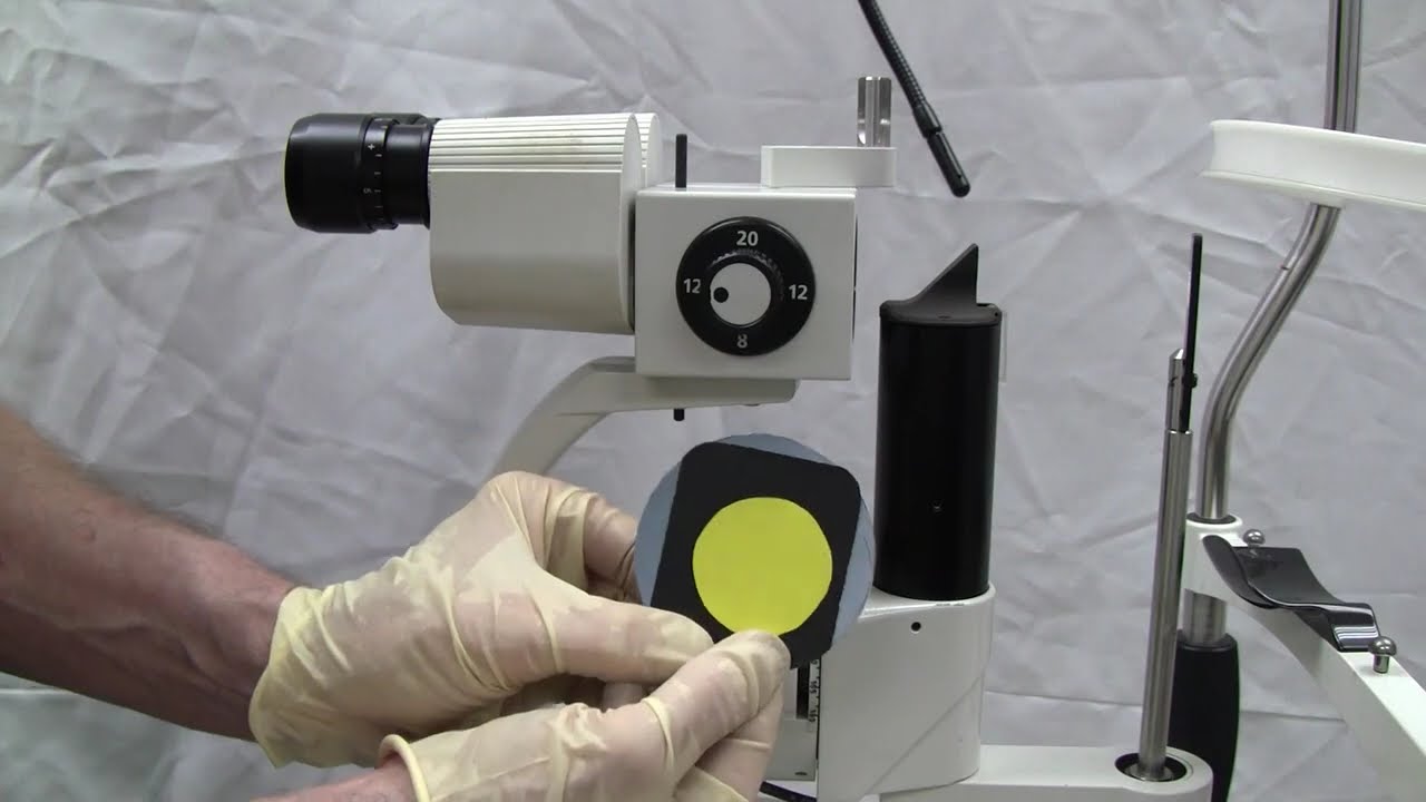 Zeiss SL-115 Slit Lamp Overview Part 1discussing access points for cleaning and alignment.