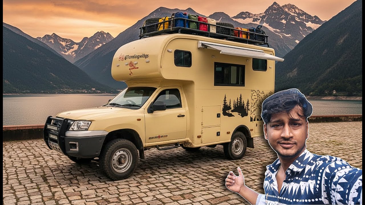 Tata yoddha caravan tour 😍 best camping setup
