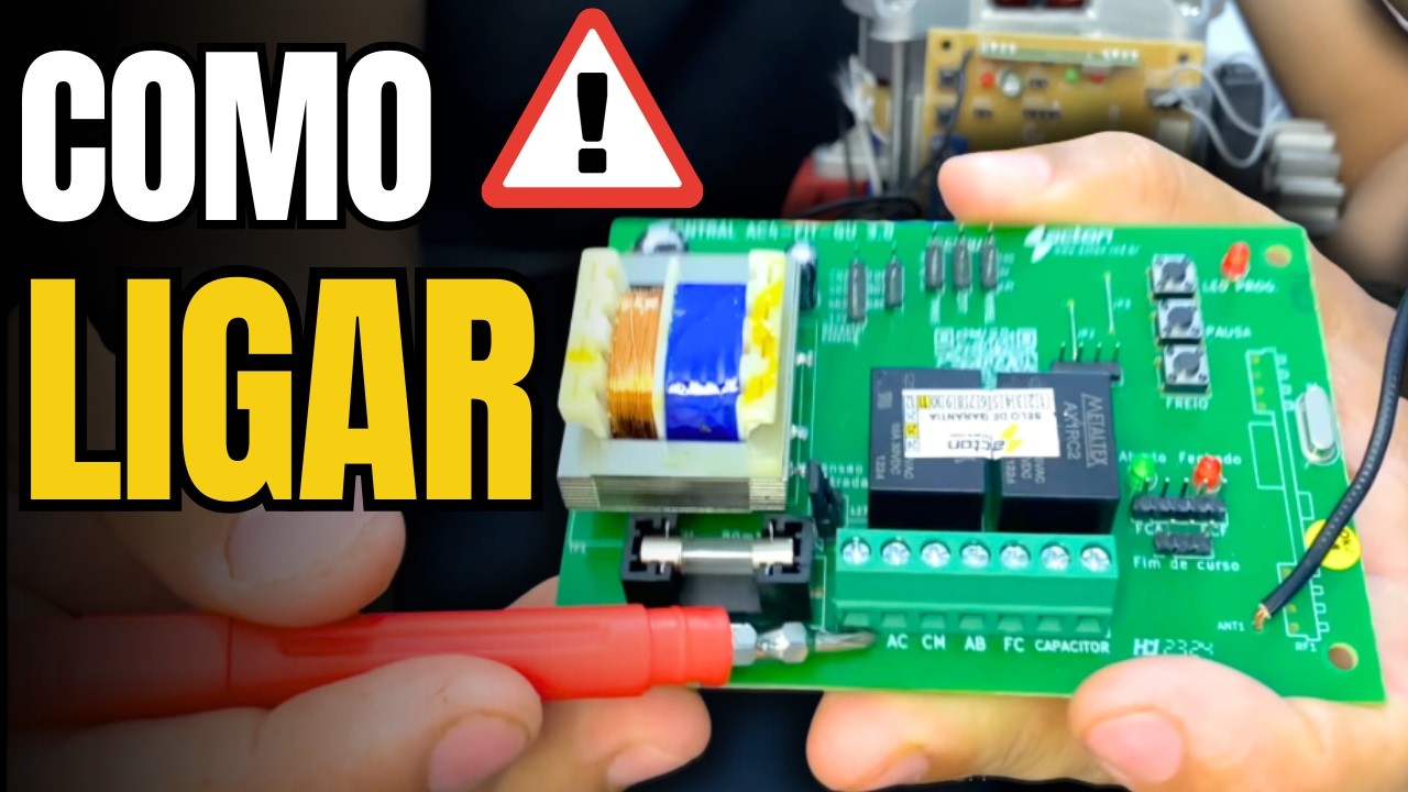 Como Instalar Placa Universal em Motor de Portão (Passo a Passo)