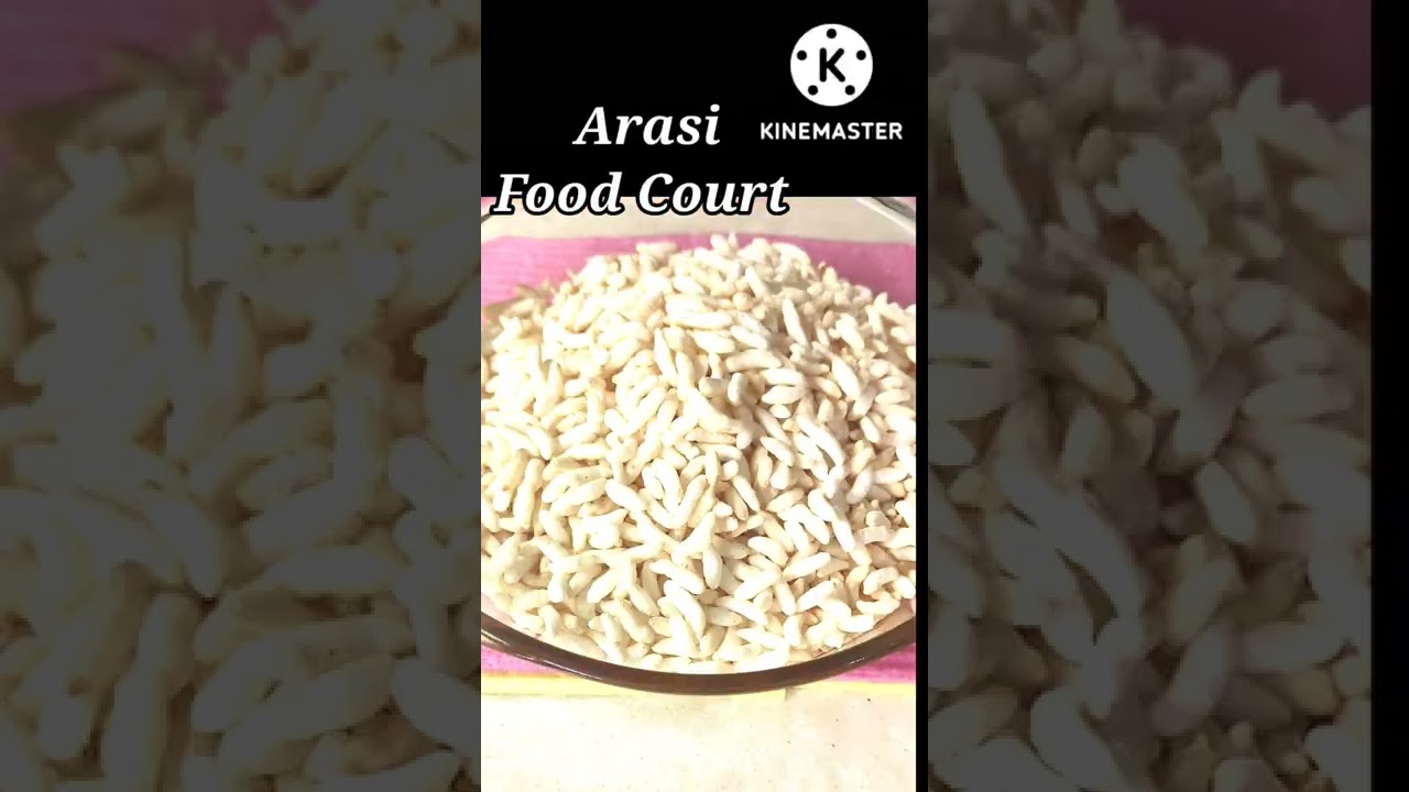 Masala pori/Spicy puffed rice snack in Microwave