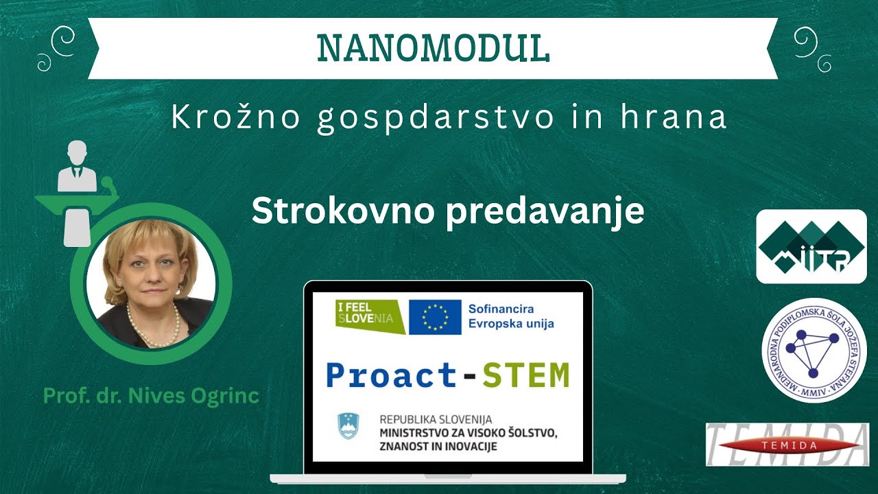 Strokovno predavanje: Krožno gospodarstvo in hrana