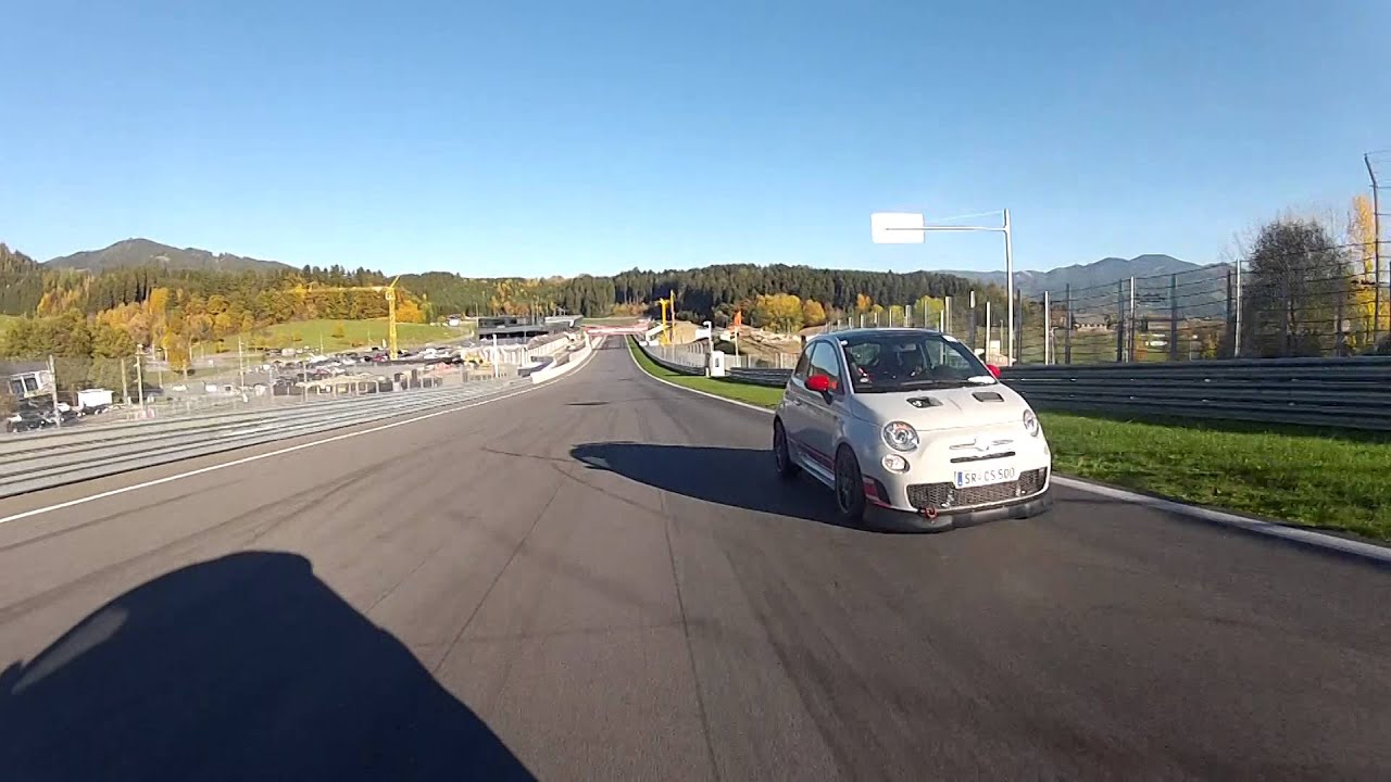Red Bull Ring Abarth 500 G-TECH RSS mal zwei