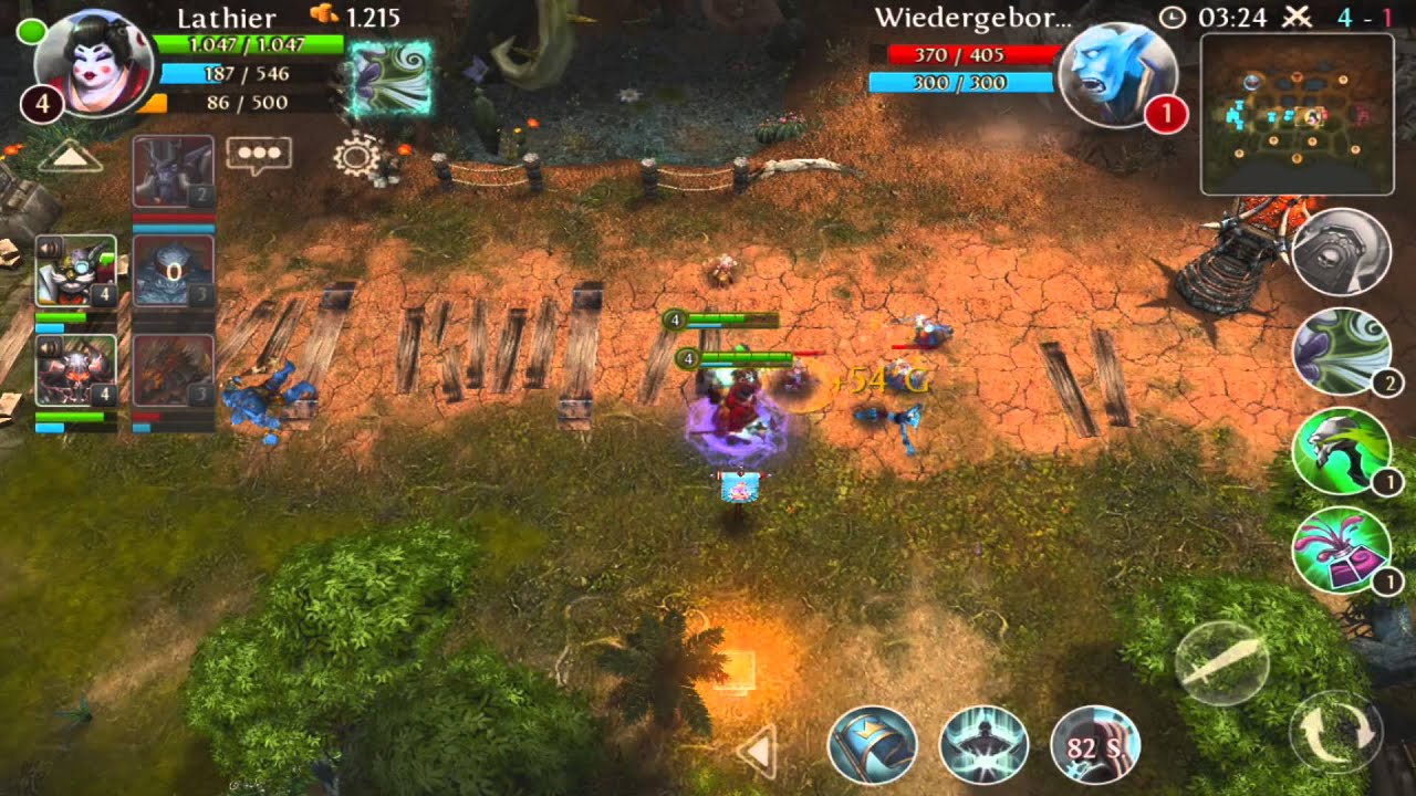 HOC gameplay #Hexe + Goblin [Grenzgefecht][German][Heroes of order and chaos]