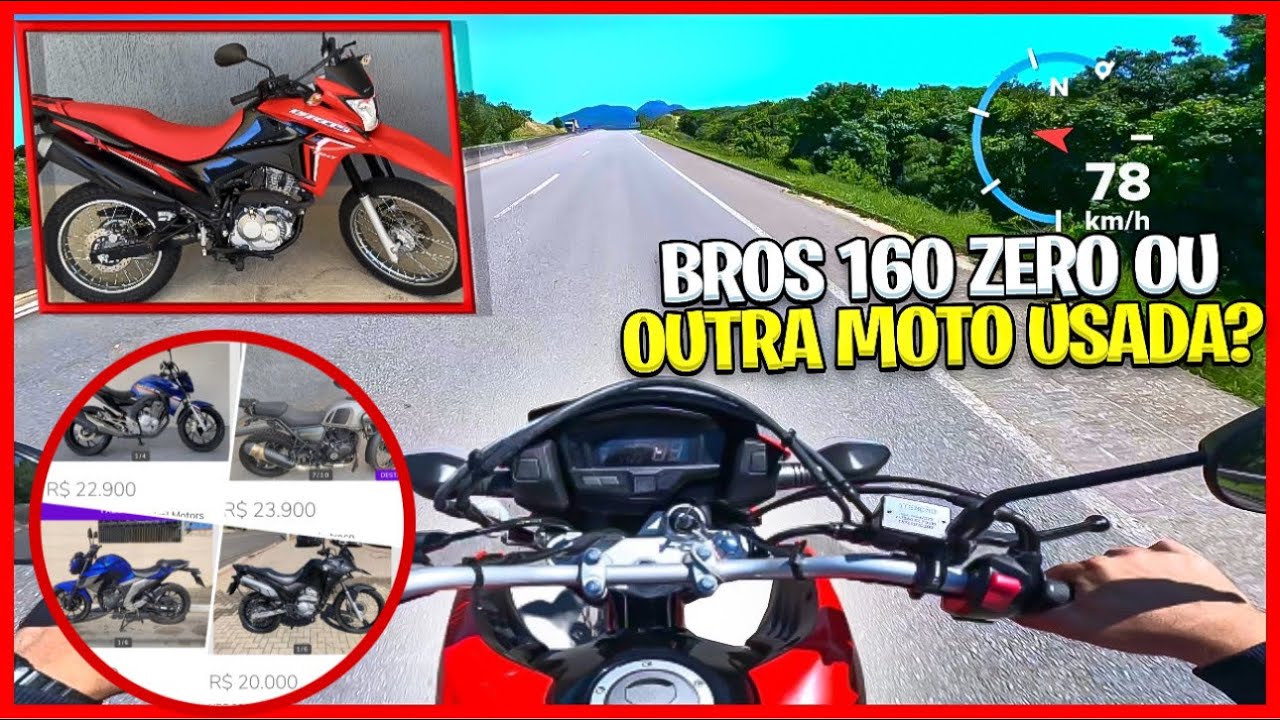 TESTE HONDA BROS 160 2024/VALE A PENA UMA ZERO OU OUTRA MOTO USADA PELO MESMO VALOR? ANALISE BEM!