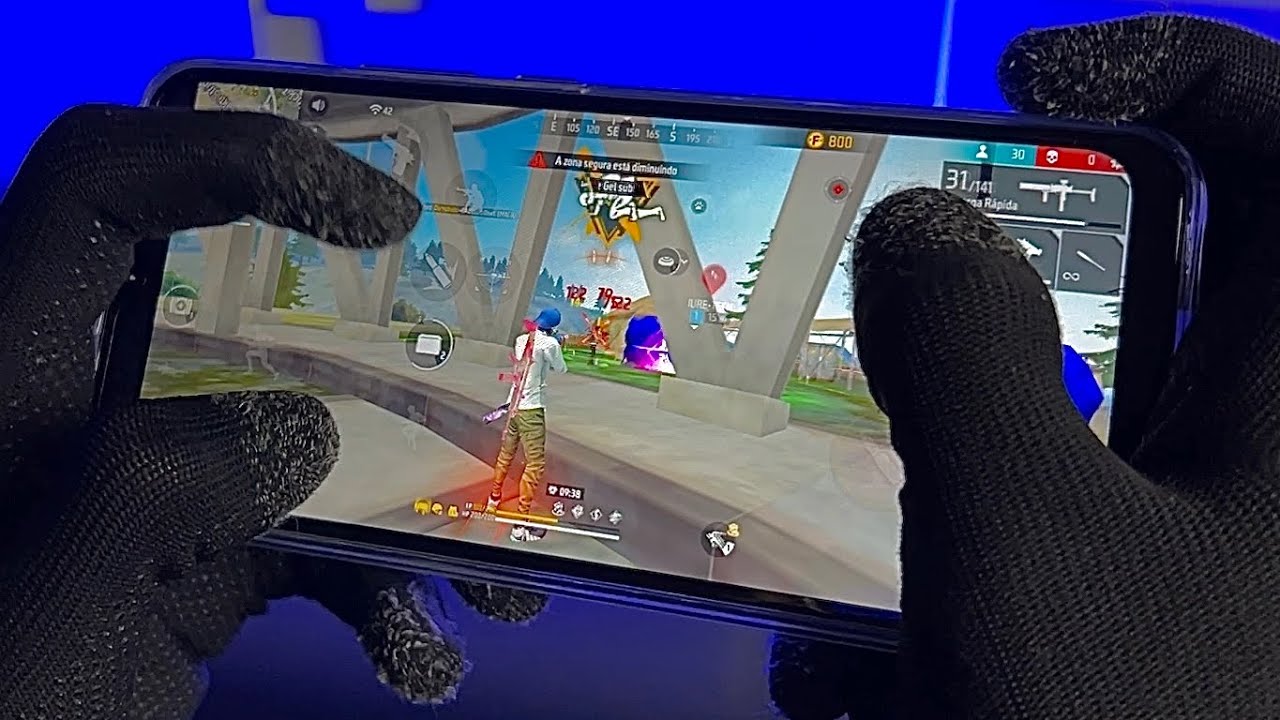 JOGANDO FREE FIRE EM UM CELULAR DE R$305, MULTILASER G MAX 2!