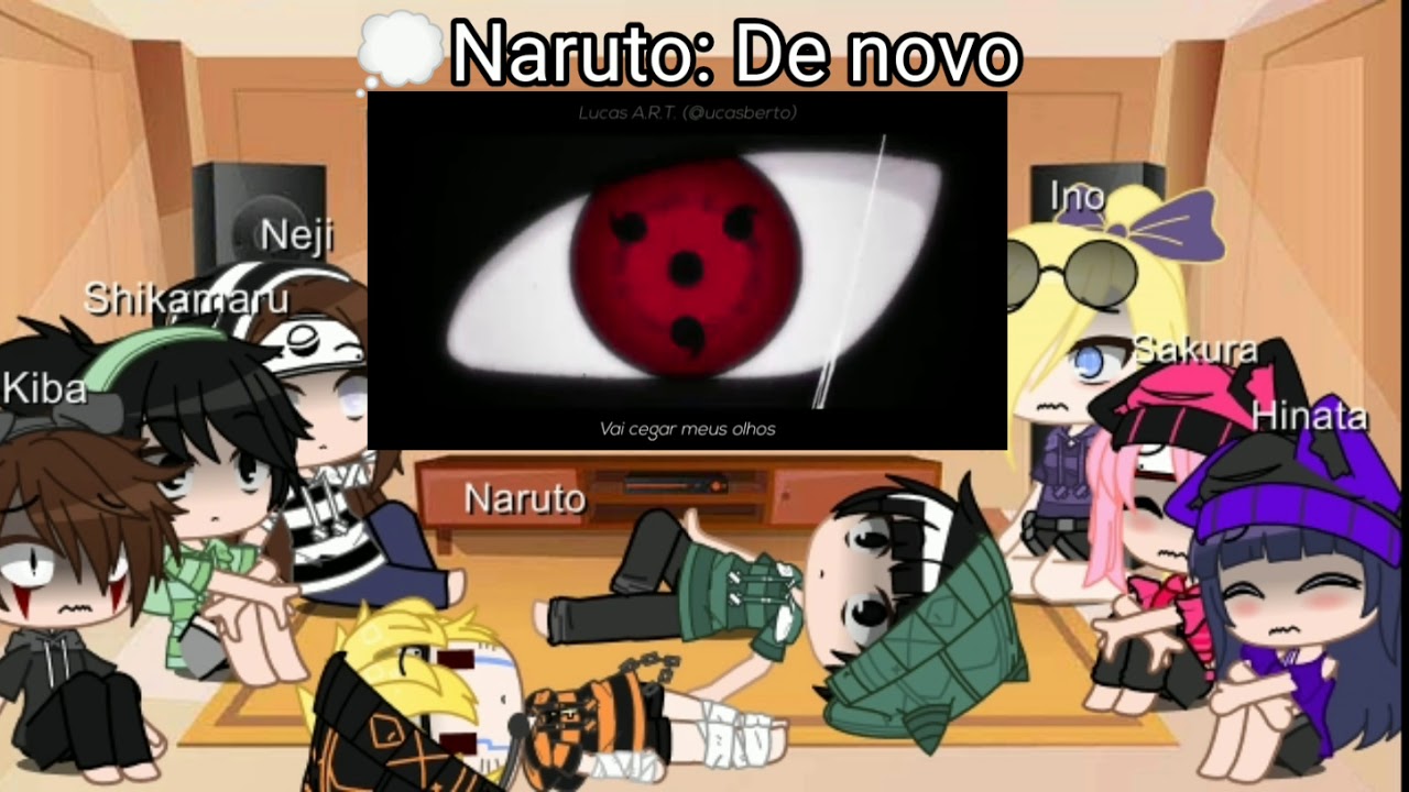 Amigos Naruto reagindo ao Rap maldição do ódio do Sasuke