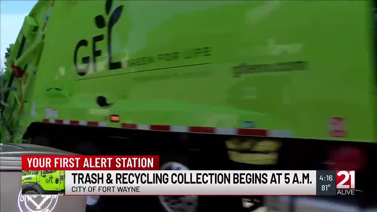GFL to collect trash early due to excessive heat forecast