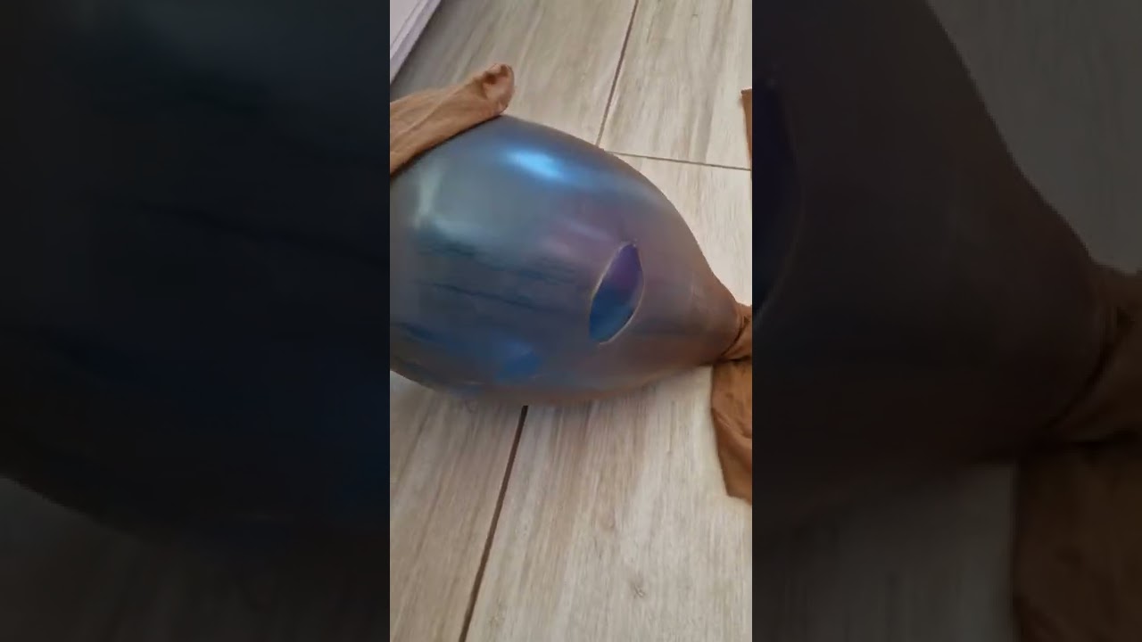 balloons popping inside pantyhose again