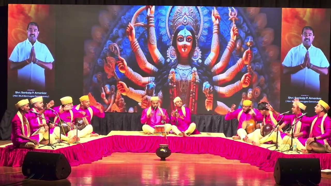 Sai Mahalasa Aarti Mandal Mardol Aarti 1 Performance at Ravindra bhavan Baina, Vasco