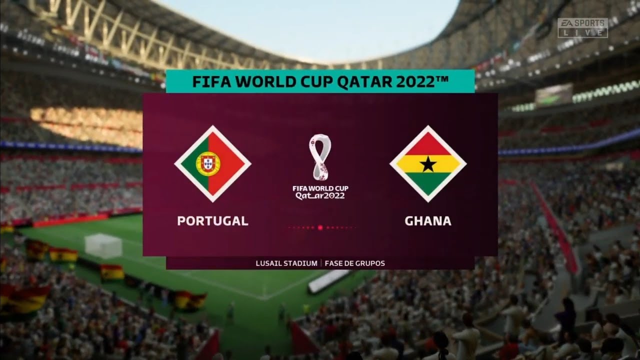 FIFA 23 | Portugal vs Ghana - FIFA World Cup 2022 - Español Latino (Gameplay PS4)