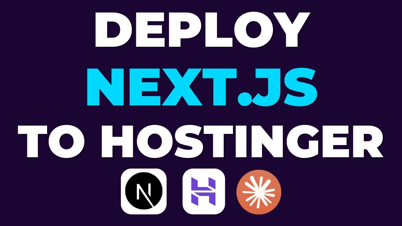Развертывание Next.js на Hostinger с помощью одной подсказки ИИ (учебное пособие от Клода по прог...