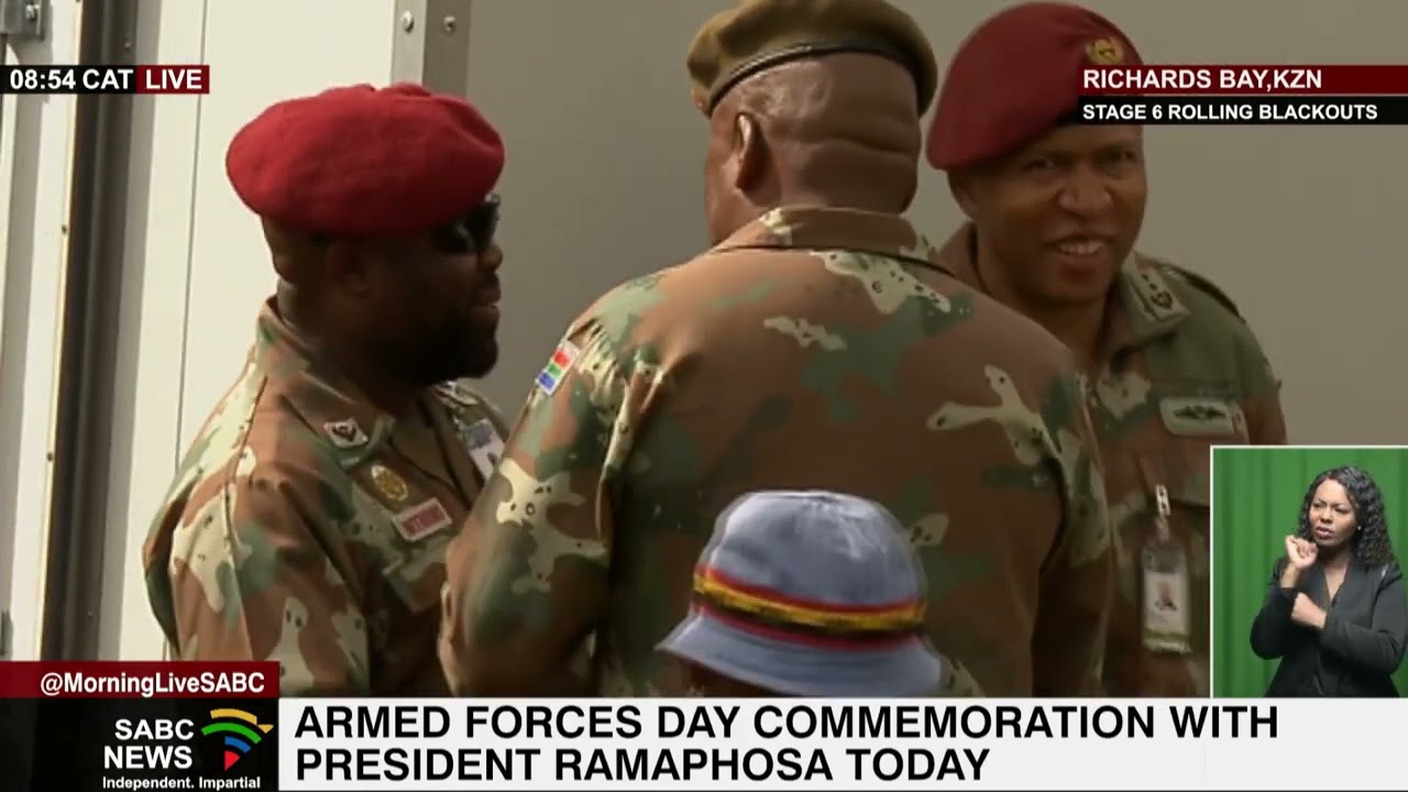 Armed Forces Day commemoration with President Ramaphosa