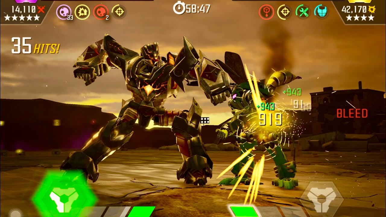 Necrotronus vs Waspinator AM D85 — Transformers: Forged to Fight