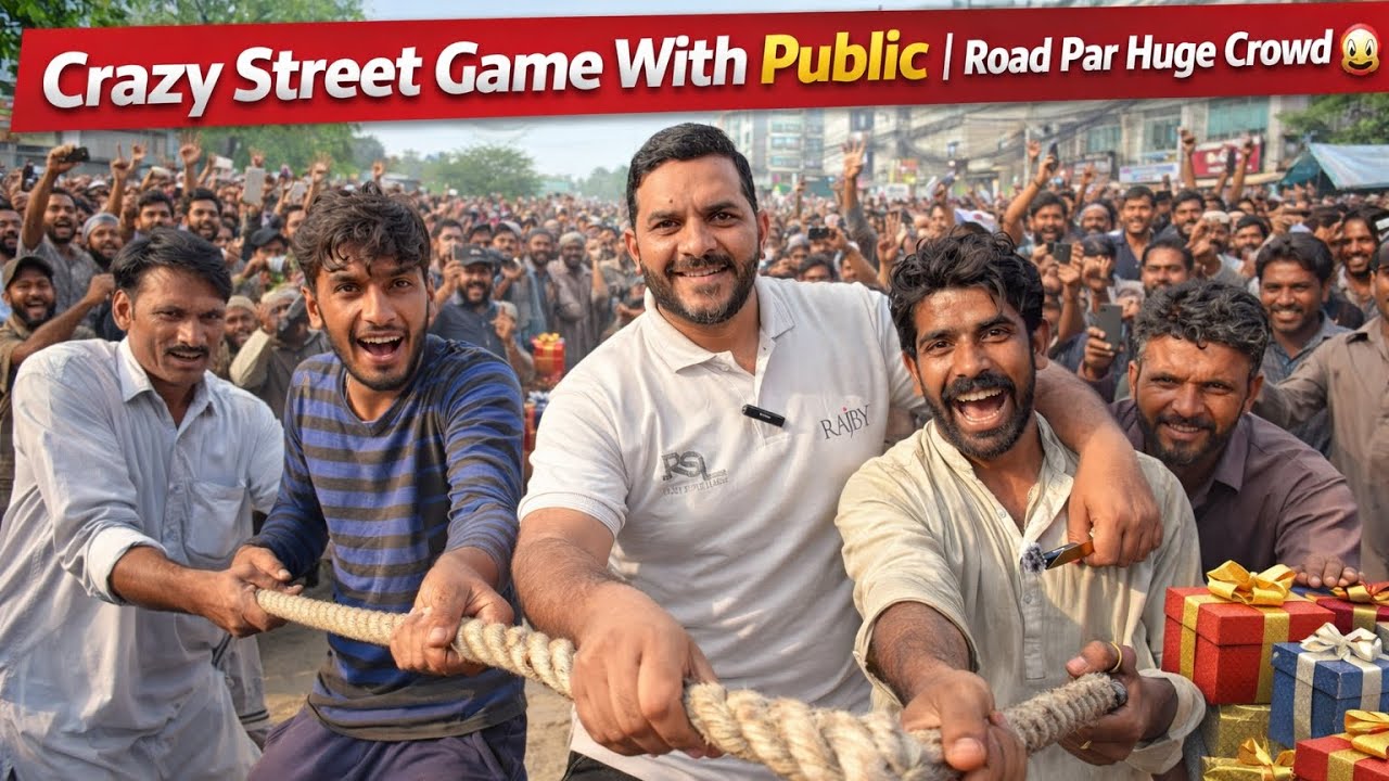 Street Game With Public | Road Par Huge Crowd 😱🔥