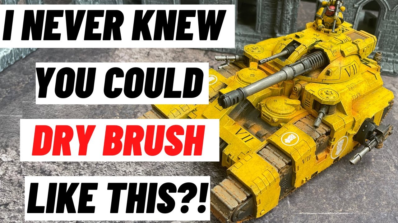 How to Paint a Kratos for Horus Heresy using only Dry Brushing! -No Airbrush!