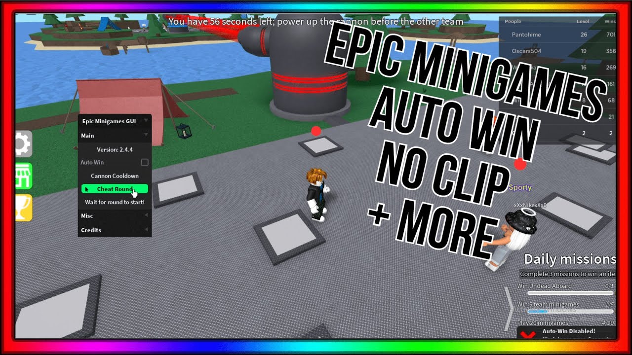 EPIC MINIGAMES AUTOWIN (2021 PASTEBIN)