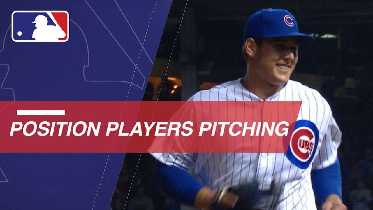 Position players pitching in the 2018 season