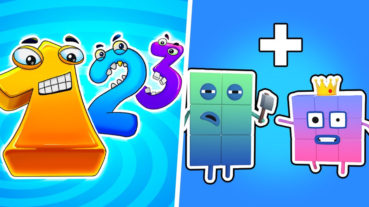 Merge NUMBERJACK | Merge NumberBlock Run - 1⭐ Merge Battles