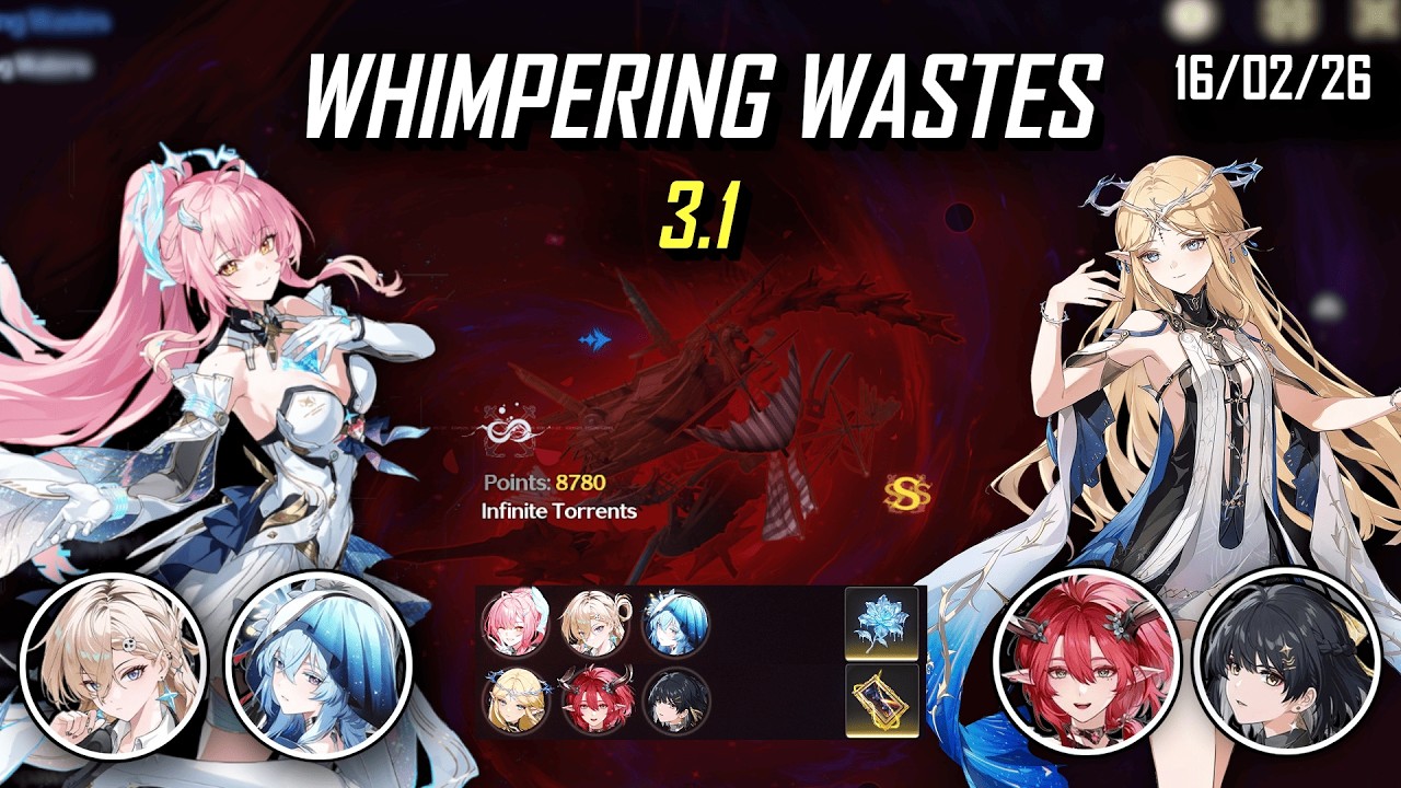 WUWA 3.1 NEW WHIWA | S0R1 Aemeath x S0R1 Cartethyia | Whimpering Wastes | Wuthering Waves