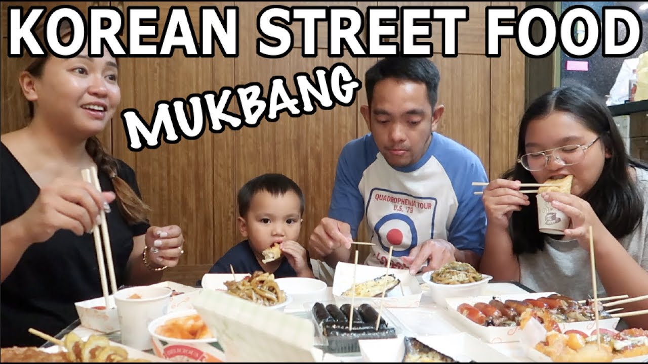 MUKBANG | KOREAN STREET FOOD - anneclutzVLOGS