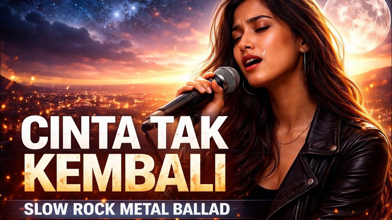 Cinta Tak Kembali – Slow Rock Metal Ballad | Lagu Rock Indonesia | Ai_Musik 