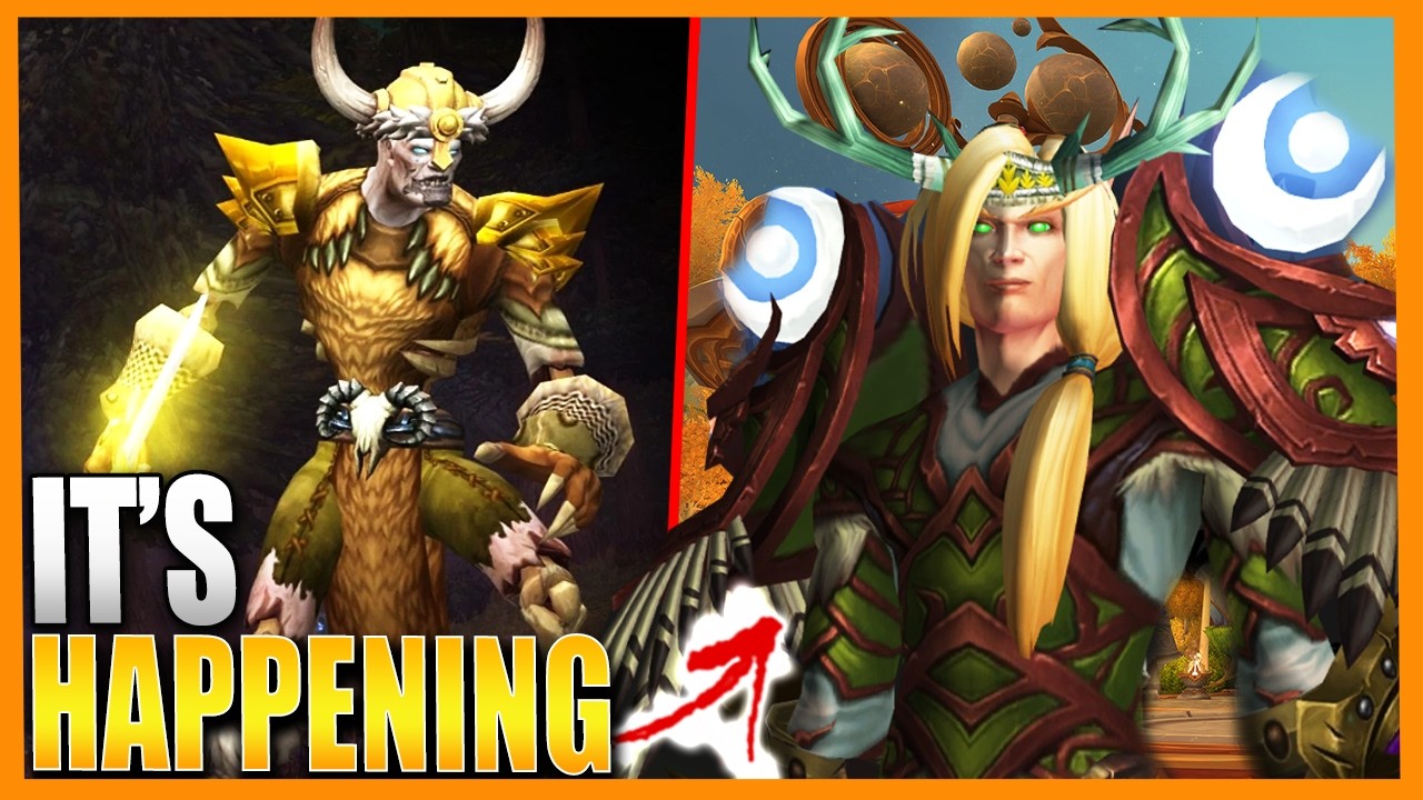 Blood Elf Druids & Undead Paladins Are Coming! Datamined EVIDENCE