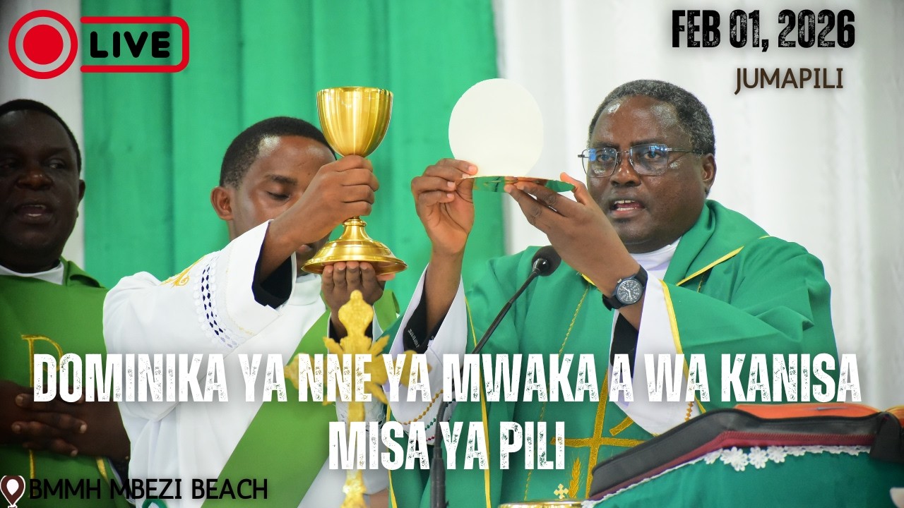 #LIVE: DOMINIKA YA 4 YA MWAKAA WA KANISA (MISA YA SHUKRANI YA UPADRI) FR RICHARD OSVALDO