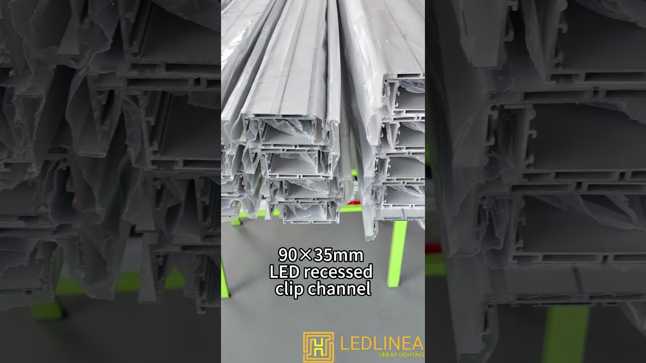 LEDLINEA LED recessed clip channel.