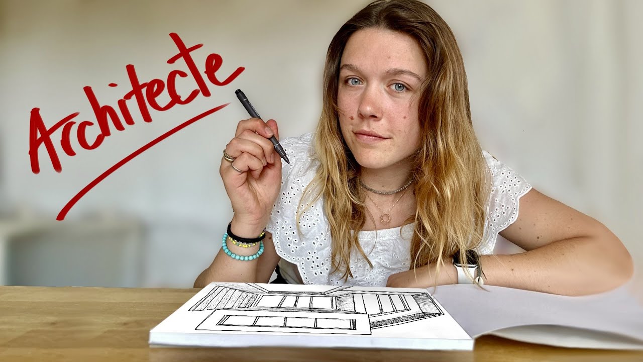 COMMENT DESSINER COMME UN ARCHITECTE - dessiner une maison en perspective