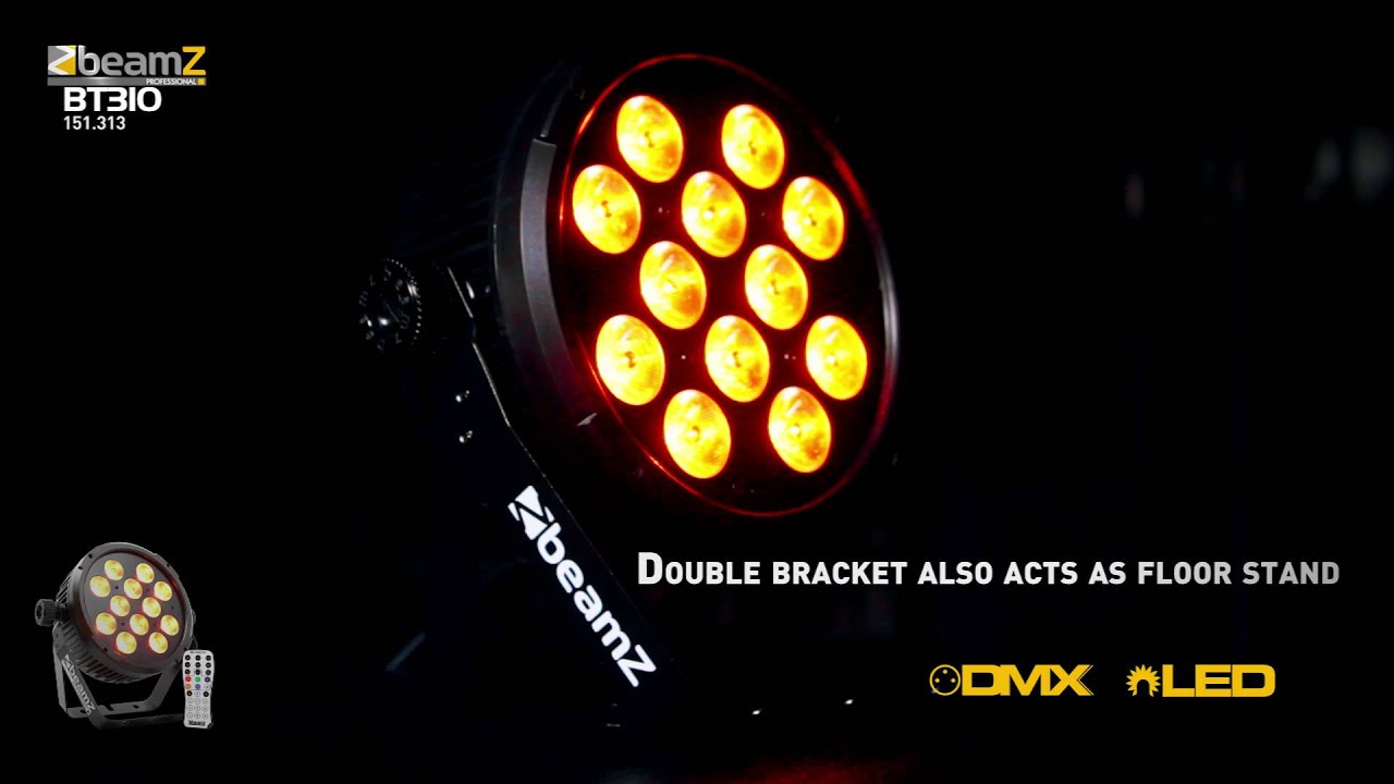 BeamZ Professional BT310 FlatPAR 12x 8W 4-in-1 LEDs 151.313