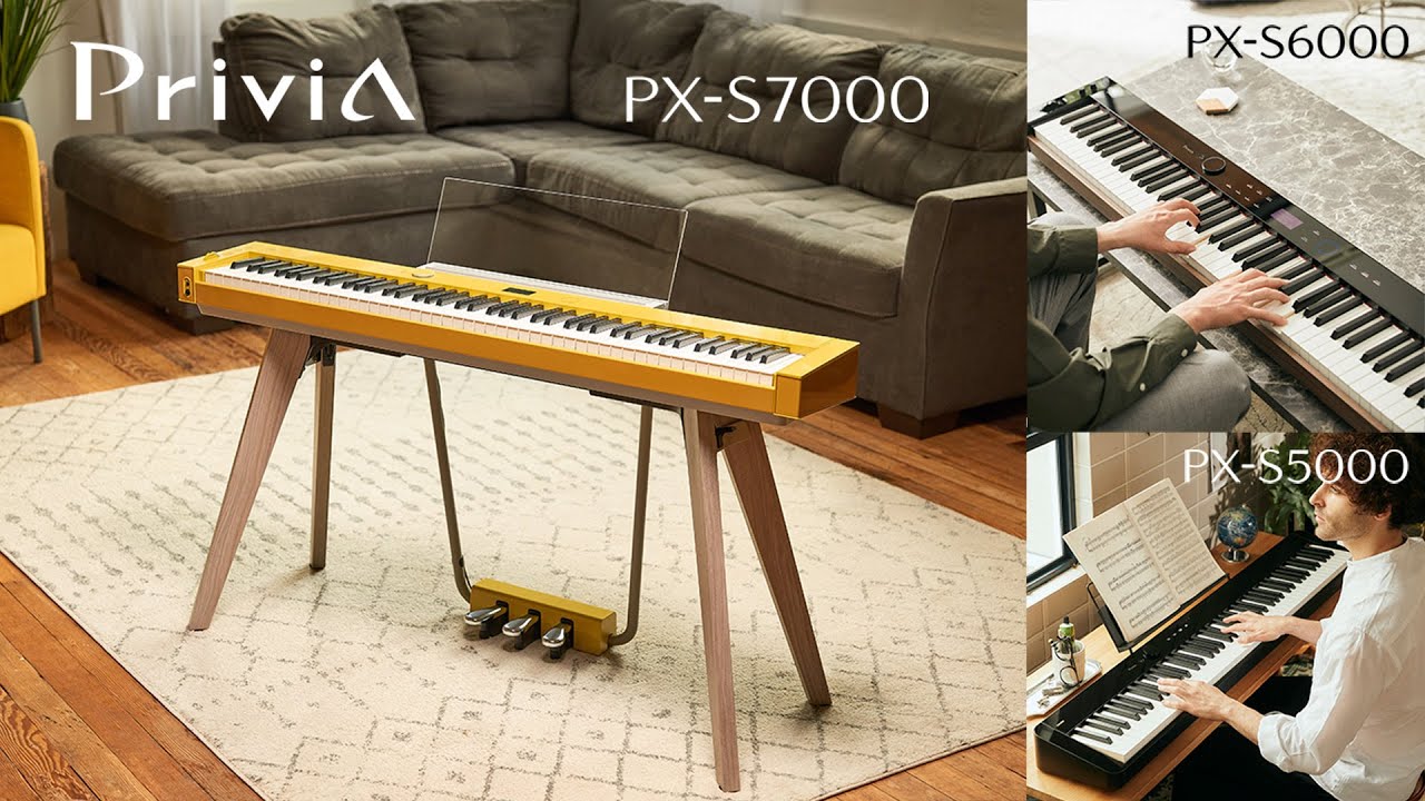 LIVE EVENT: The Casio Privia PX-S7000, PX-S6000 and PX-S5000